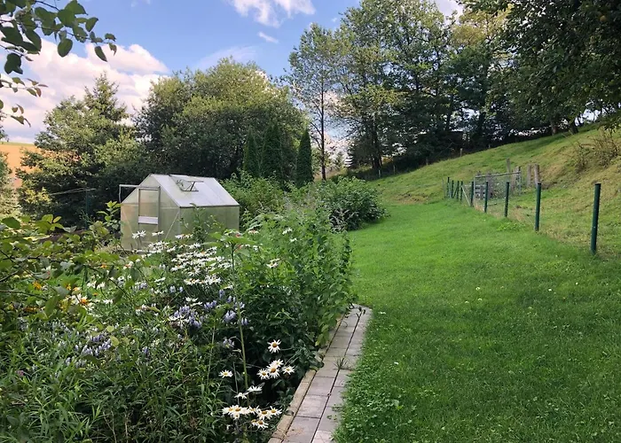 Apartmán Am Wald Mit Garten & Hot-tub & Alpakas Meschede