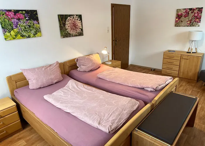 Apartmán Am Wald Mit Garten & Hot-tub & Alpakas Meschede