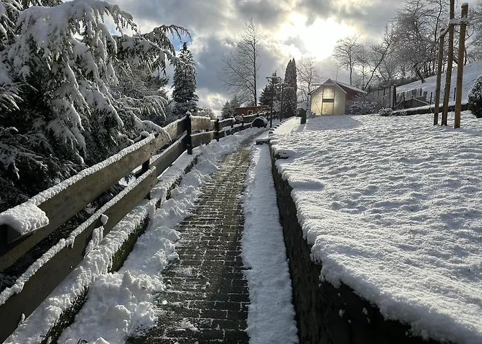 Apartmán Am Wald Mit Garten & Hot-tub & Alpakas Meschede